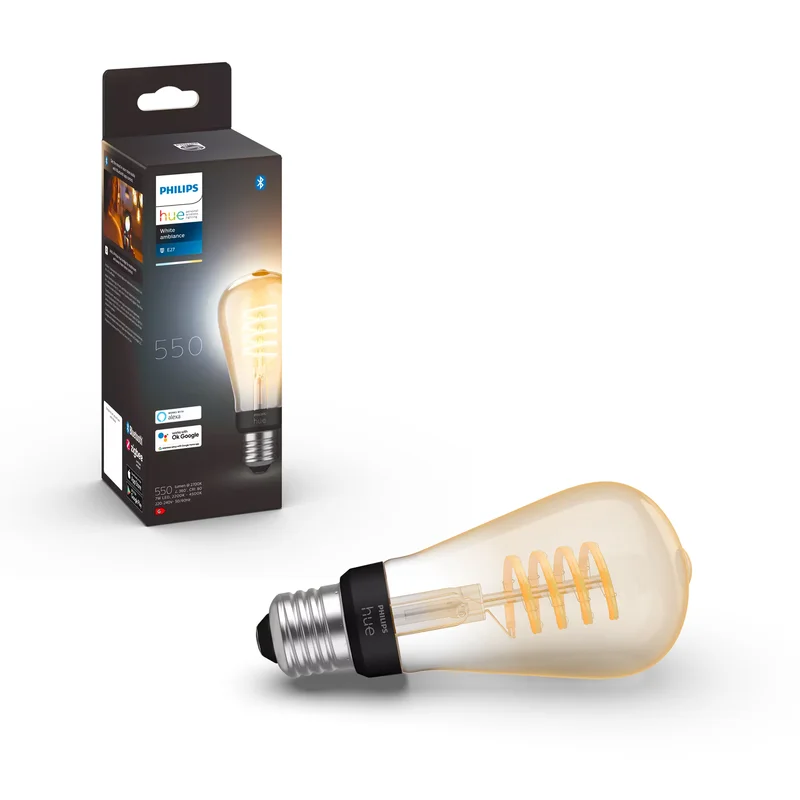 Product Image for Philips Hue White Ambience Filament 7W / ST64 / E27 / 1-pack - Belysning | Webhallen