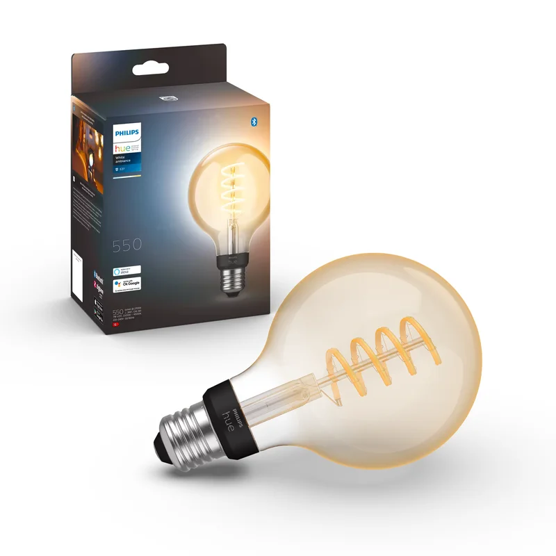 Product Image for Philips Hue White Ambience Filament 7W / G93 / E27 / 1-pack - Belysning | Webhallen
