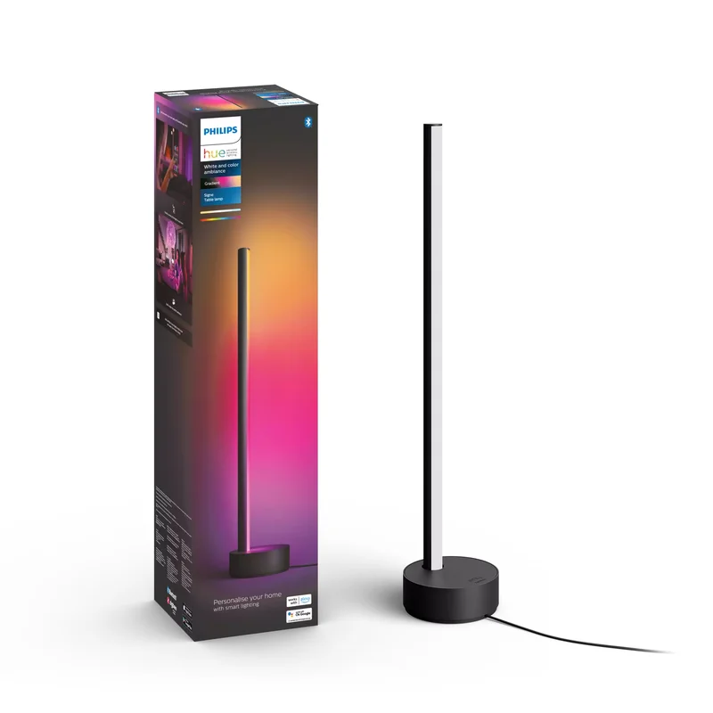 Product Image for Philips Hue White and Color Ambience Gradient Signe bordslampa / Svart - Philips Hue Armaturer | Webhallen