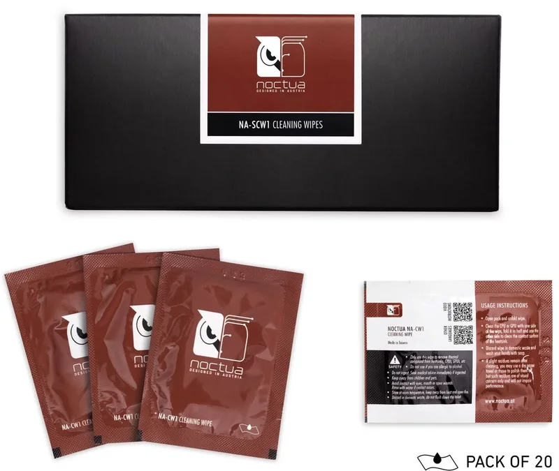 Product Image for Noctua NA-SCW1 Cleaning wipes - Kylpasta | Webhallen