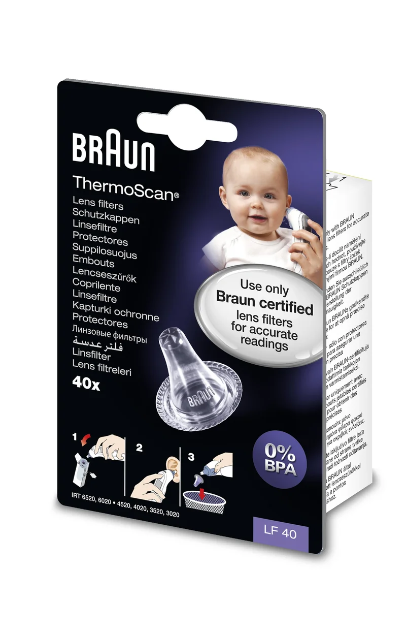 Product Image for Braun Engångsfilter - 40st - Termometer | Webhallen