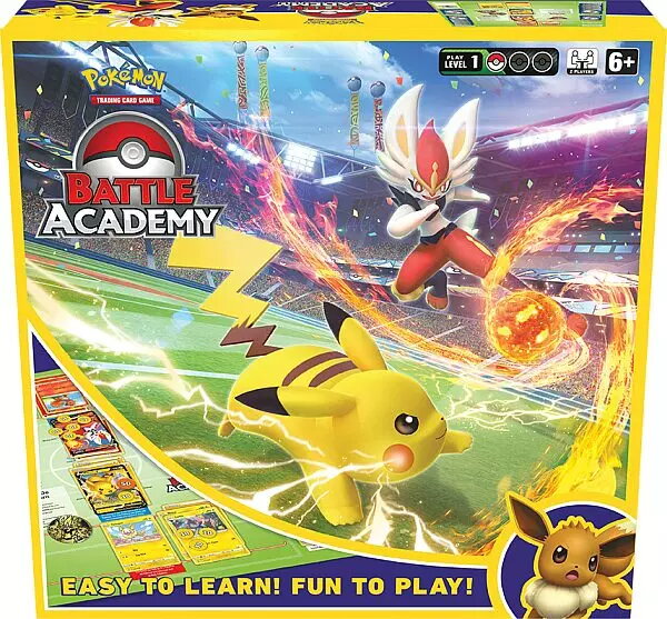 Pokemon Battle Academy Pikachu vs Eevee vs Cinderace