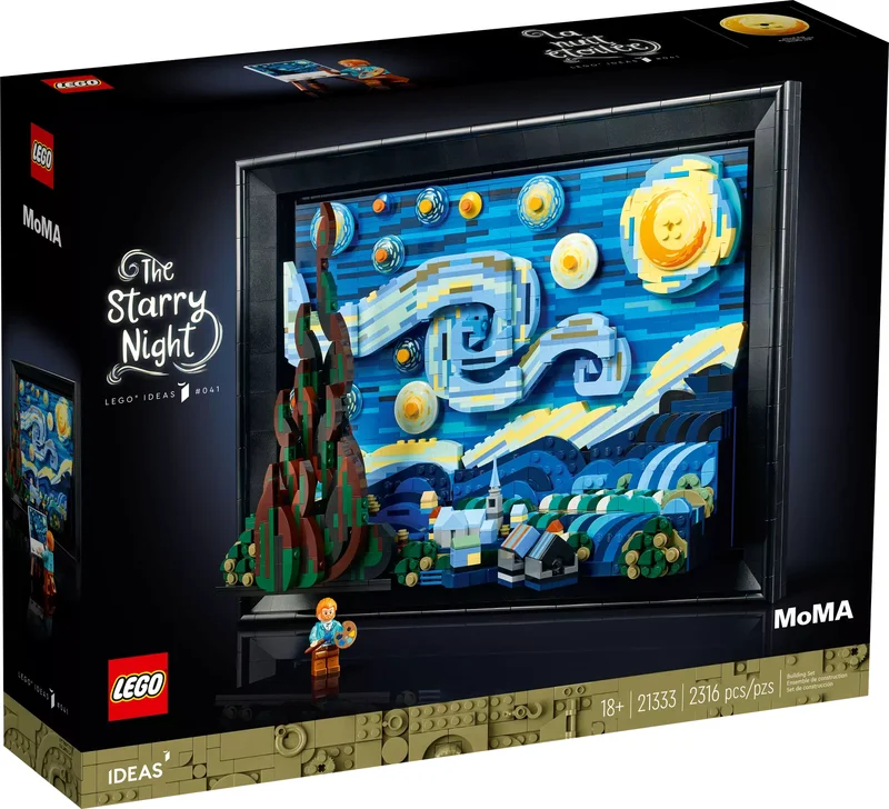 Product Image for LEGO Ideas Vincent van Gogh – Stjärnenatt 21333
