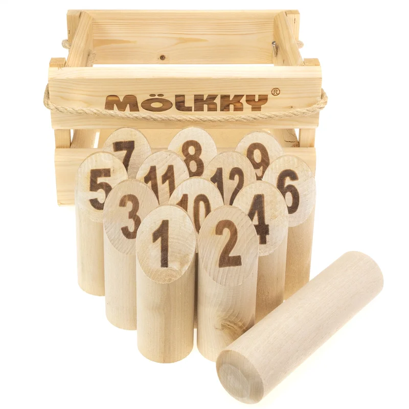 Product Image for Mölkky Original i trälåda - Trädgårdsspel | Webhallen