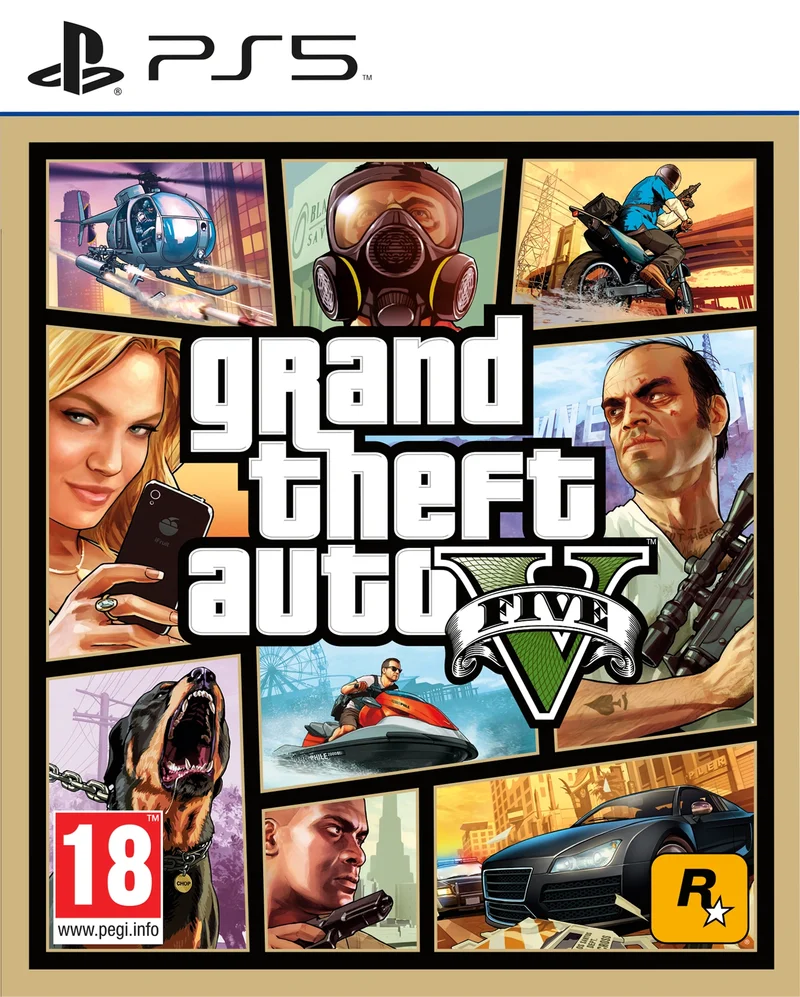 Product Image for Grand Theft Auto - GTA V (PS5) - Actionspel | Webhallen