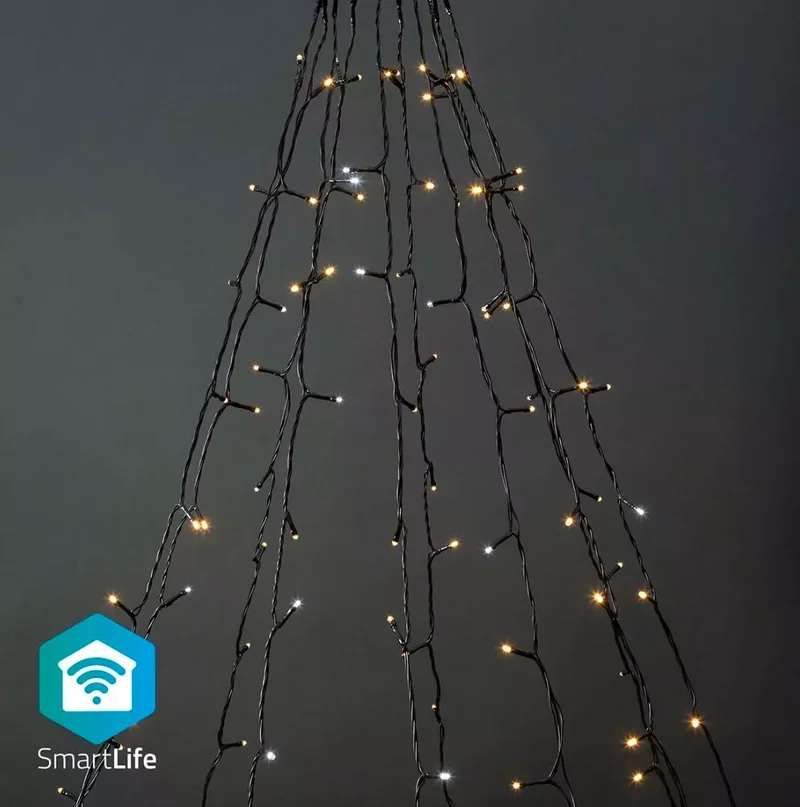 Product Image for Nedis Smart Life Tree lights warm/cold white 10x2m / 200 LED - Julbelysning / Slingor / Kransar | Webhallen