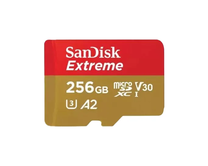 Product Image for SanDisk Extreme microSDXC - 256GB + SD Adapter + 1 år RescuePRO Deluxe / 190MB/s