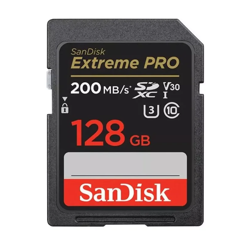 Product Image for SanDisk Extreme PRO SDXC - 128GB + 2 års RescuePRO Deluxe / 100MB/s / UHS-I / Class 10 /