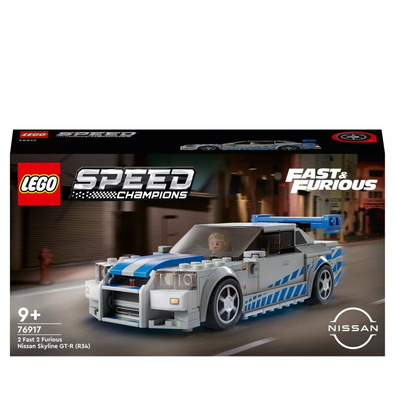 LEGO Speed Champions 2 Fast 2 Furious Nissan Skyline GT-R (R34) 76917
