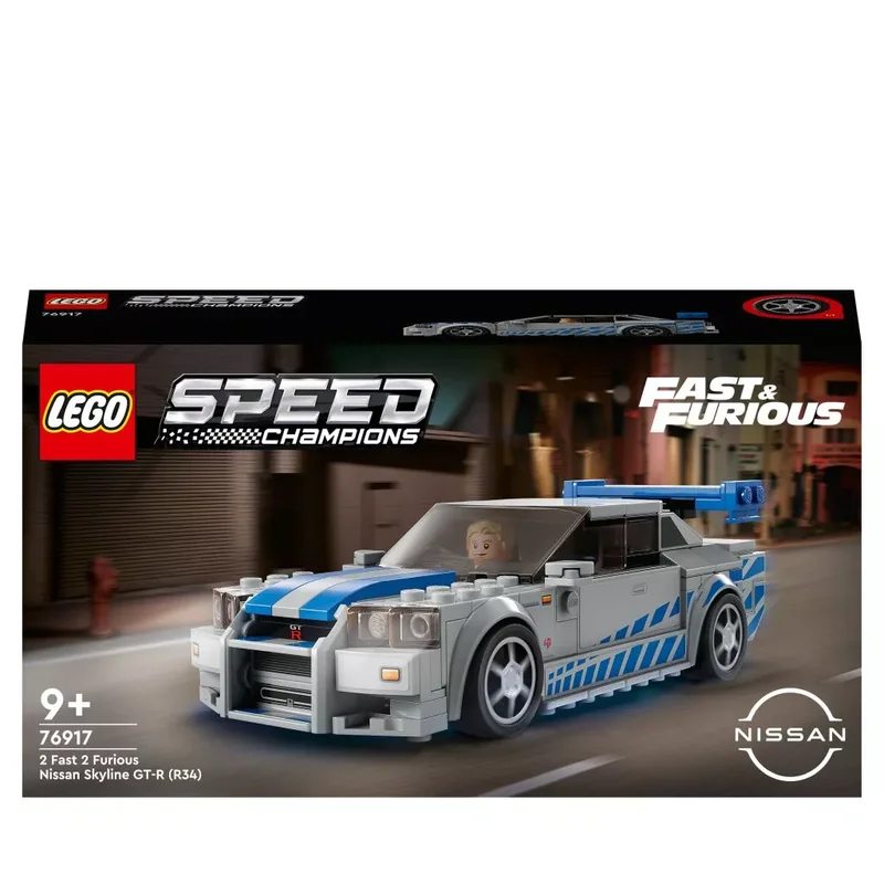 Product Image for LEGO Speed Champions 2 Fast 2 Furious Nissan Skyline GT-R (R34) 76917