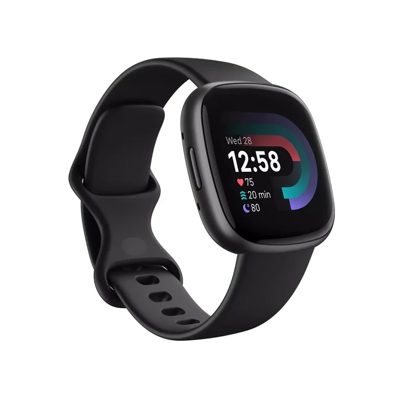 Product Image for Fitbit Versa 4 - Black/Graphite - Pulsklocka | Webhallen