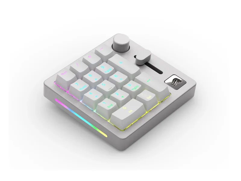 Product Image for Glorious Numpad Prebuilt - Wireless - White Ice