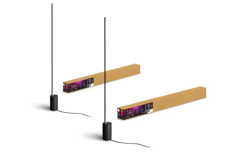 Product Image for Philips Hue White and Color Ambience Gradient Signe golvlampa / Svart - 2-pack - Philips Hue Armaturer | Webhallen