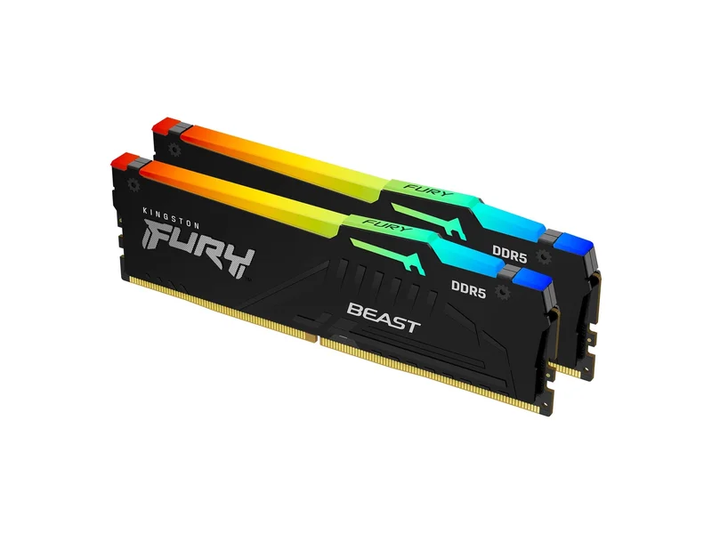 Product Image for Kingston Fury Beast RGB 32GB (2x16GB) / 5600Mhz / DDR5 / CL36 / KF556C36BBEAK2-32 - RAM-minne | Webhallen