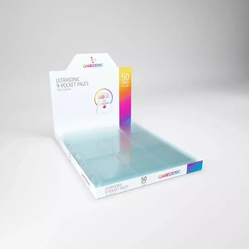 Product Image for Gamegenic Ultrasonic Topload 9-Pocket Pages  (50 Pages) - Pärmar & Plastfickor | Webhallen