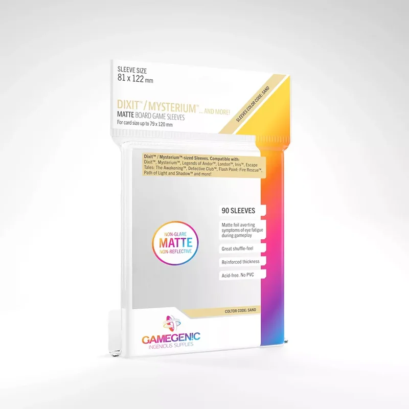 Product Image for Gamegenic Matte Dixit Sleeves 81x122 mm (90 st) - Sleeves till brädspel | Webhallen