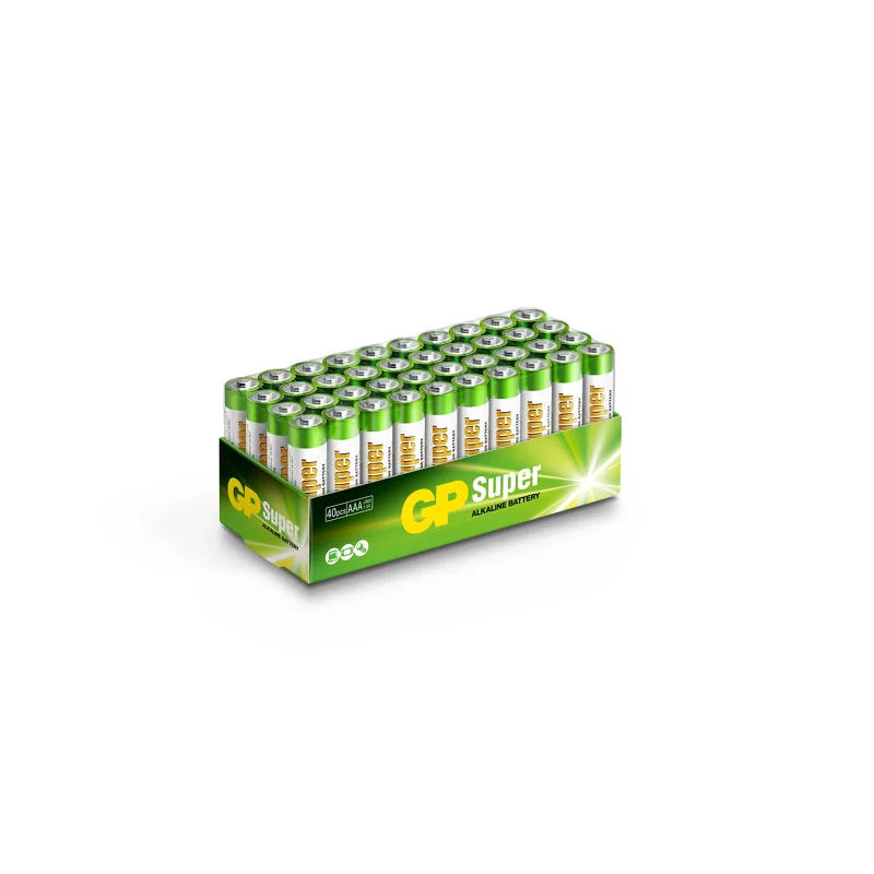 Product Image for GP Super Alkaline AAA-batteri, LR03, 40-pack