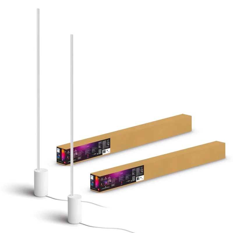 Product Image for Philips Hue White and Color Ambience Gradient Signe golvlampa / Vit 2 - pack - Philips Hue Armaturer | Webhallen