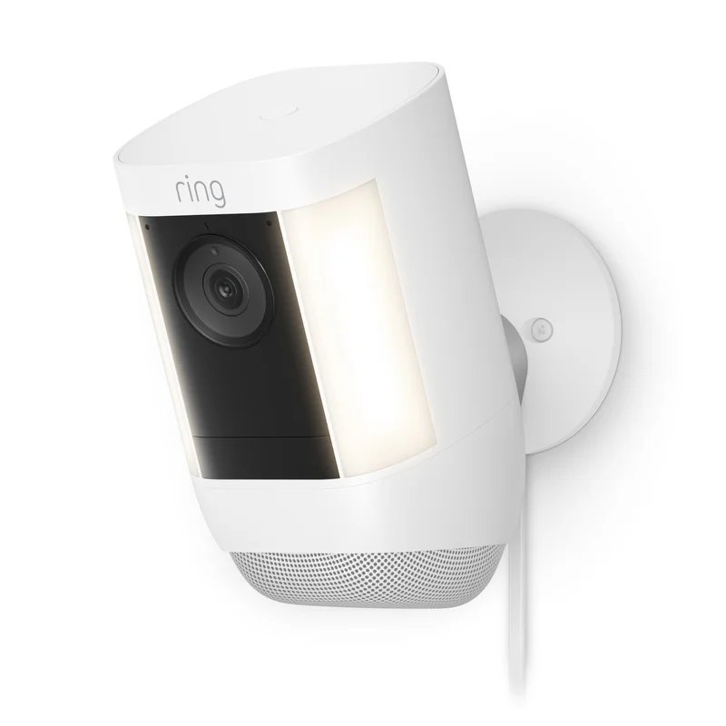 Product Image for Ring Spotlight Cam Pro - Plug-In - White - Nätverkskamera | Webhallen