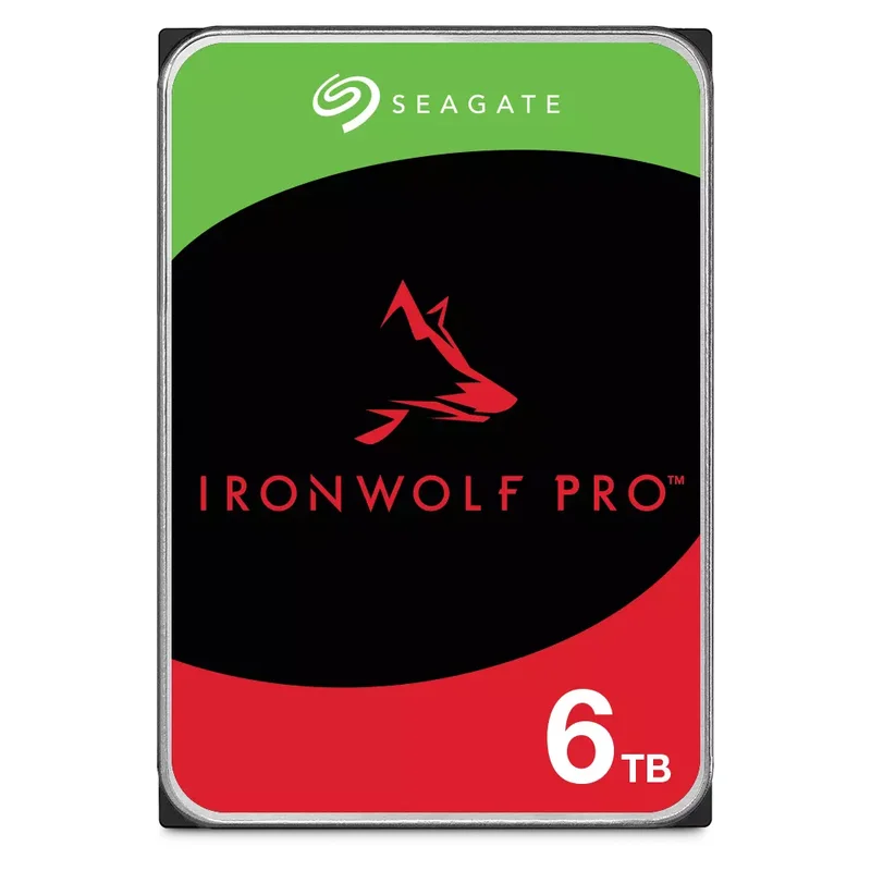 Product Image for Seagate Ironwolf Pro 6TB / 256MB / 7200 RPM / ST6000NT001 - Intern hårddisk 3,5" | Webhallen