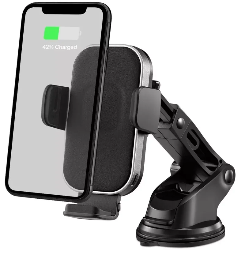 Product Image for Andersson Trådlös Billaddare 15W Auto Grip - Svart - Strömadapter | Webhallen