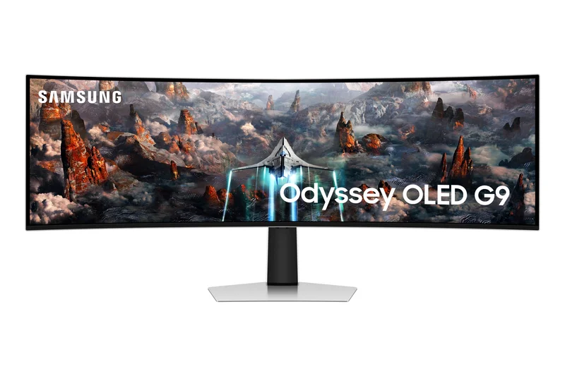 Product Image for Samsung Odyssey G9 G93SC Curved / 49" / OLED / 5120 x 1440 / 240 Hz / 0,03ms / HDMI,DP / FreeSync - Gamingskärm | Webhallen