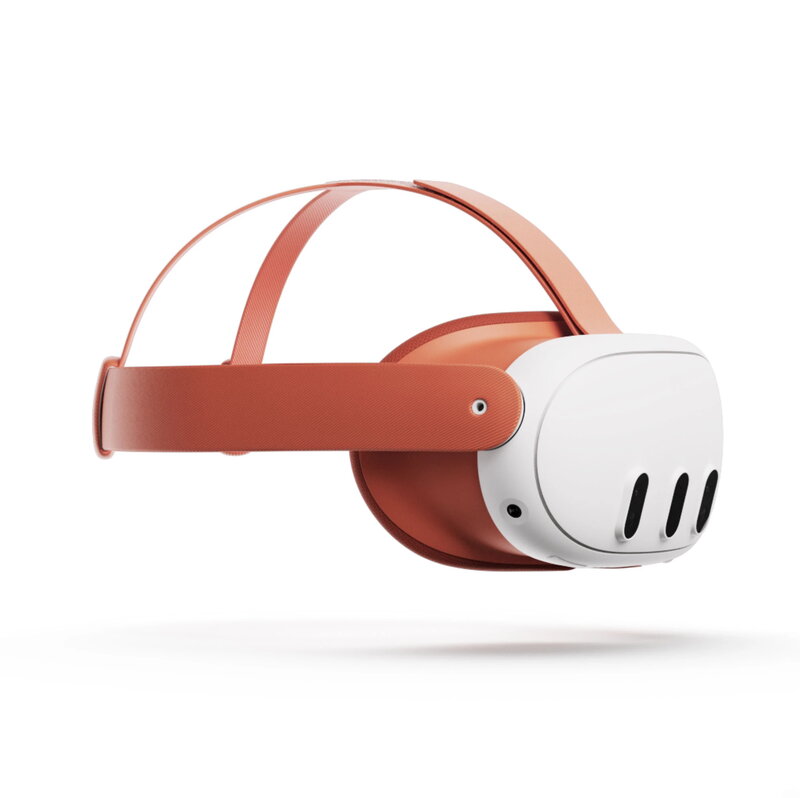 Meta Quest 3 Facial Interface & Head Strap - Blood Orange