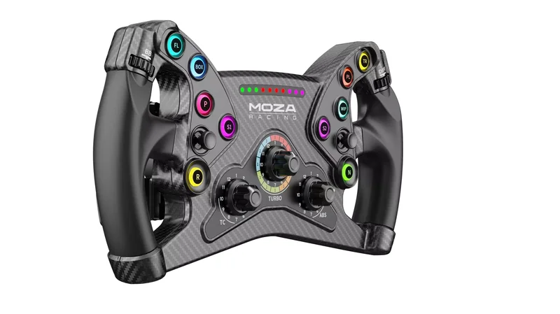 Product Image for MOZA KS Formula Steering Wheel - 300mm butterfly style GT wheel - Rattar | Webhallen