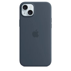 iPhone 15 Plus Silicone Case med MagSafe - Storm