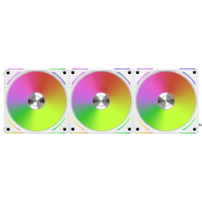 Product Image for Lian Li UNI FAN AL120 V2 / RGB / PWM / 120mm / 28mm / 3-Pack - Vit - Chassifläkt | Webhallen