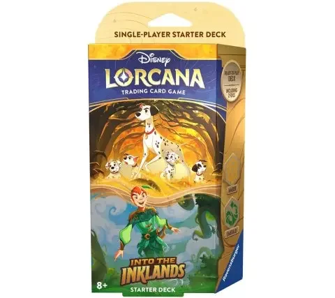 Product Image for Lorcana Into The Inklands Starter Deck Amber and Emerald - Samlarkortspel - Lorcana | Webhallen