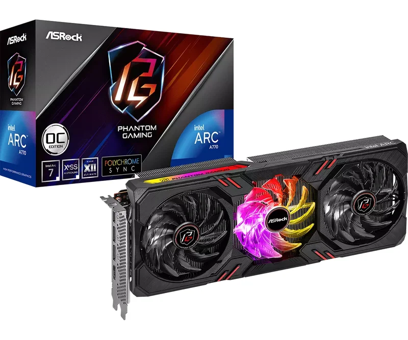 Product Image for ASRock Intel Arc A770 16GB Phantom Gaming OC - Intel Arc | Webhallen