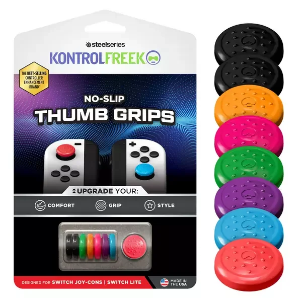 Product Image for KontrolFreek Universal No-slip Thumbgrip 8-pack Switch Joy-Con - Tillbehör | Webhallen