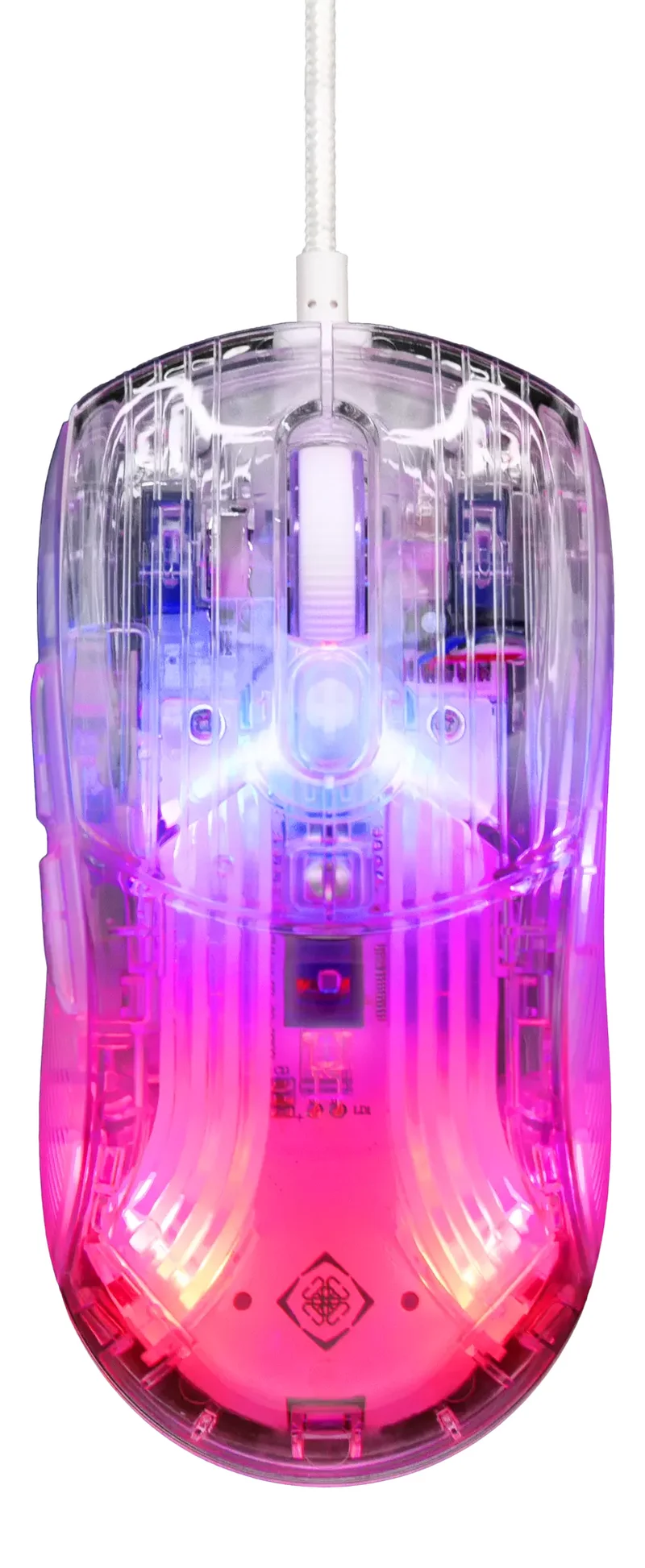 Product Image for Datormus - Deltaco Gaming DM330 Transparent RGB Gaming Mus / 1000 Hz / 3327 IC - Gamingmus | Webhallen