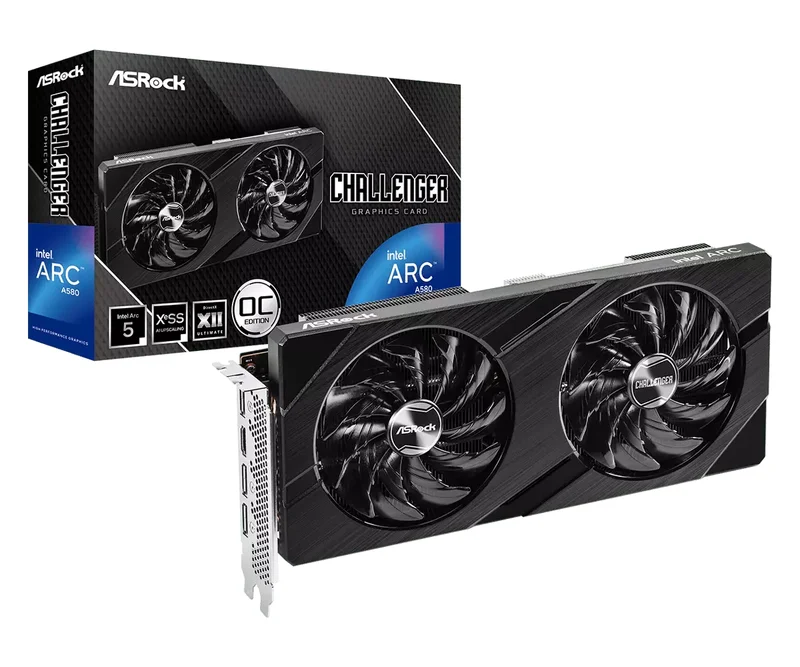 Product Image for ASRock Intel Arc A580 8GB Challenger - Intel Arc | Webhallen