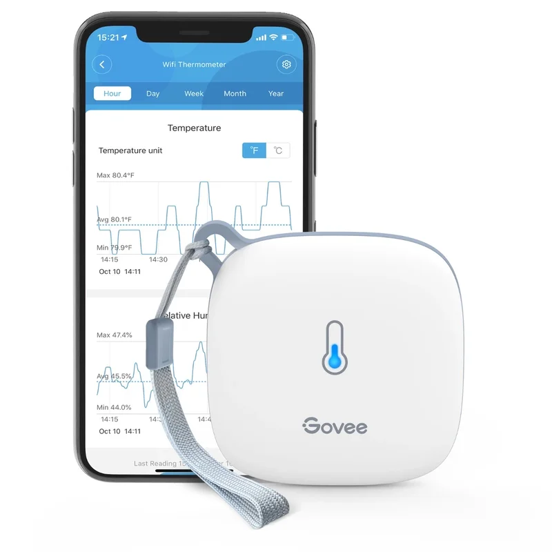 Product Image for Govee WiFi Thermometer Hygrometer - Wi-Fi / Nätverk | Webhallen