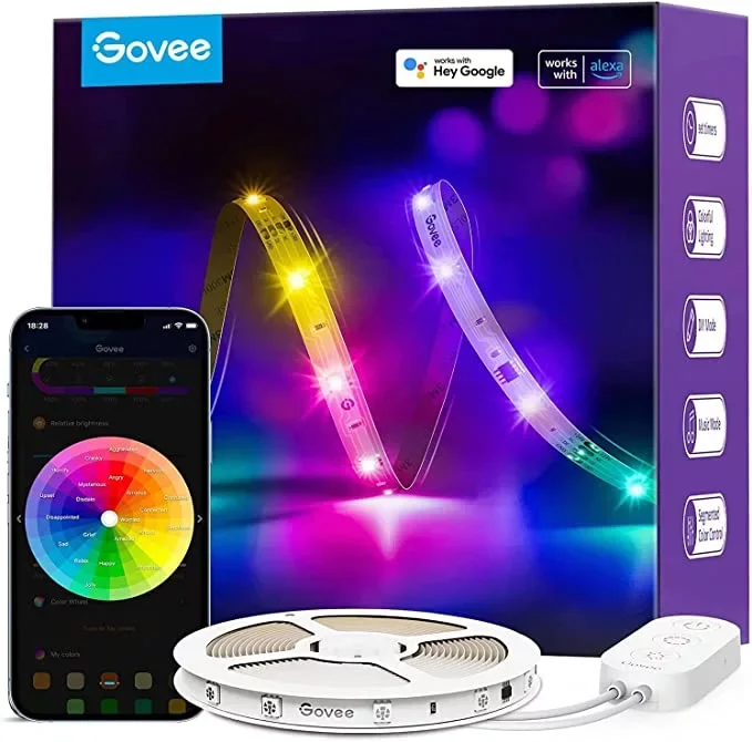 Product Image for Govee RGBIC Wi-Fi + Bluetooth LED Strip - 10m - Gaming Belysning | Webhallen