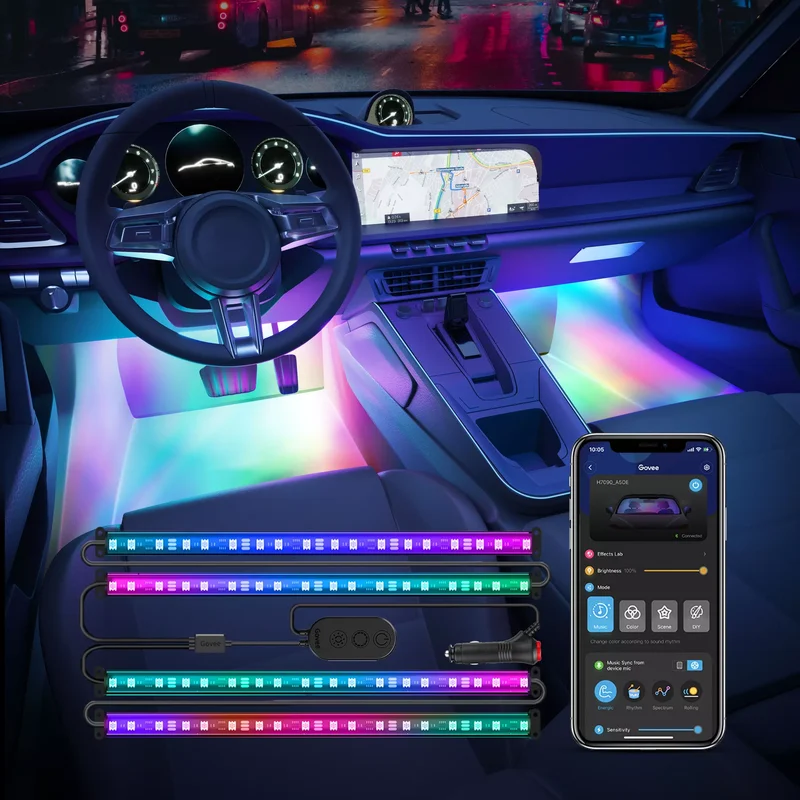 Product Image for Govee RGBIC Interior Car Lights - Gaming Belysning | Webhallen