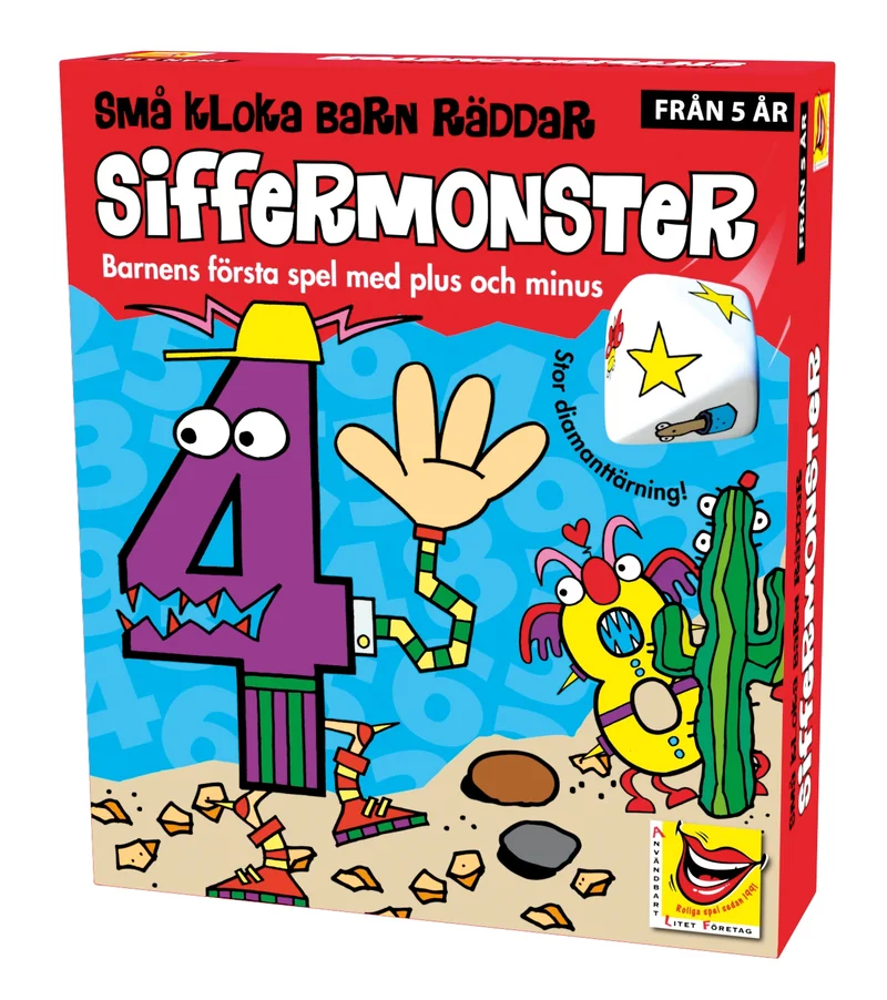 Product Image for Små kloka Siffermonster - Brädspel | Webhallen