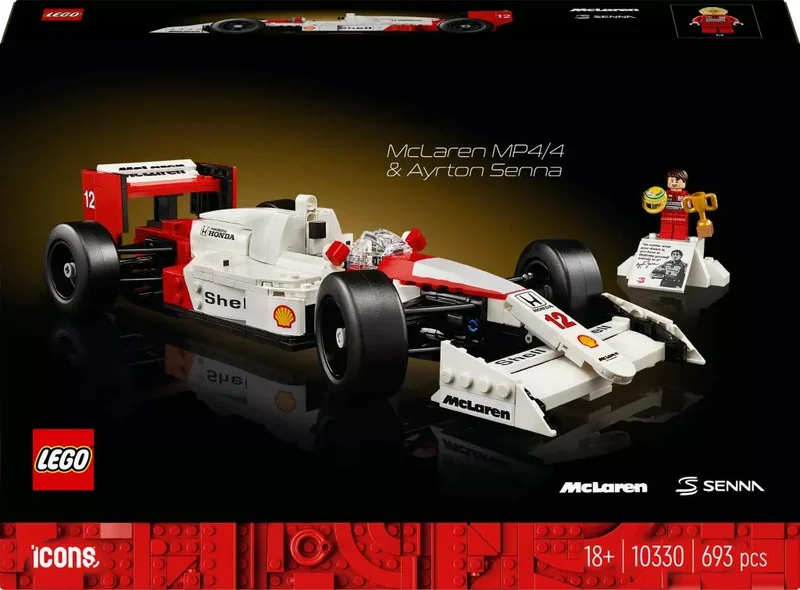 Product Image for LEGO Icons McLaren MP4/4 & Ayrton Senna 10330