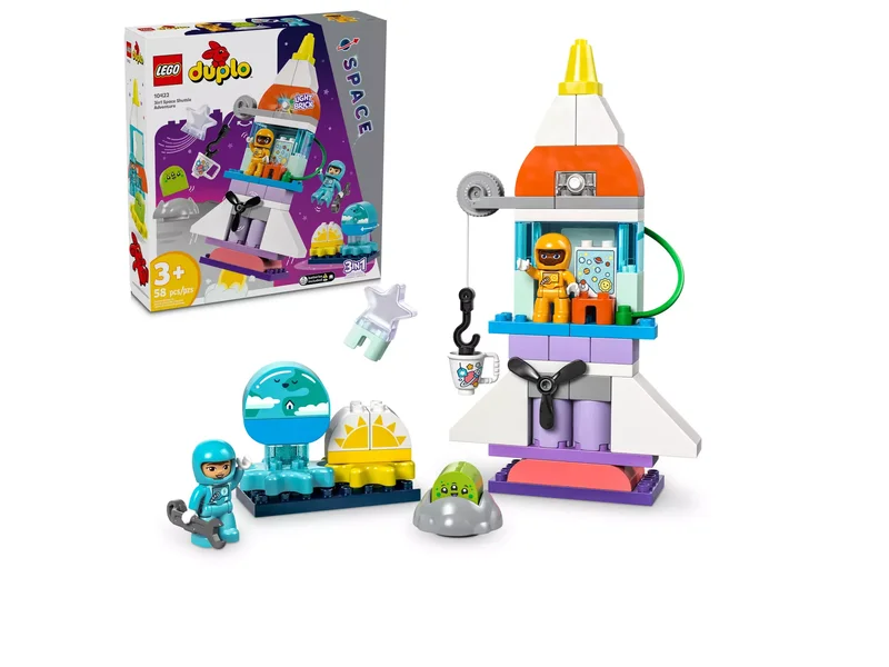 Product Image for LEGO DUPLO Town 3in1 Äventyr med rymdfärja 10422