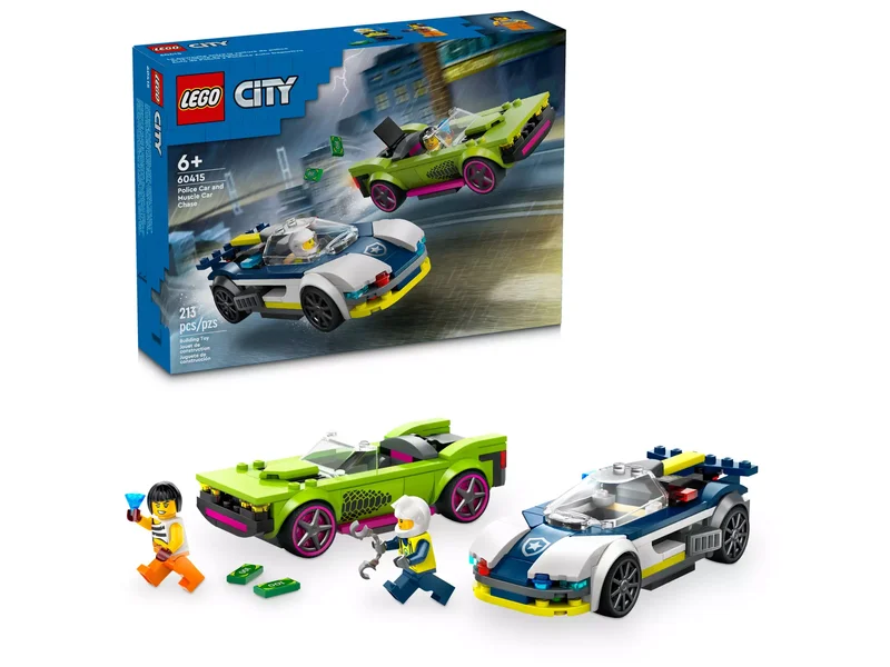 Product Image for LEGO City Police Jakt med polisbil och muskelbil 60415