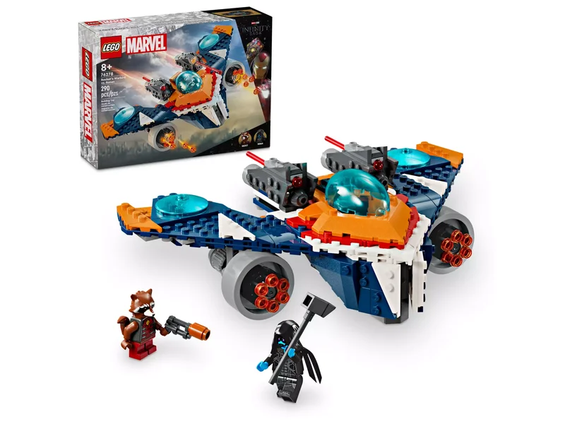 Product Image for LEGO Super Heroes Marvel Rocket's Warbird vs. Ronan 76278