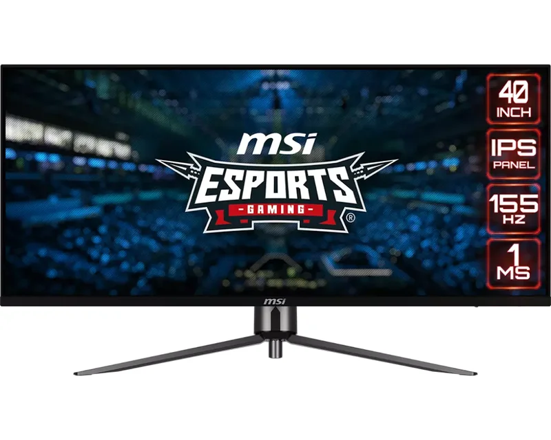 Product Image for MSI MAG401QR / 40" / IPS / 3440x1440 / 155 Hz / 1ms / 2xHDMI,DP,USB-C / Adaptive-Sync / VESA - Gamingskärm | Webhallen