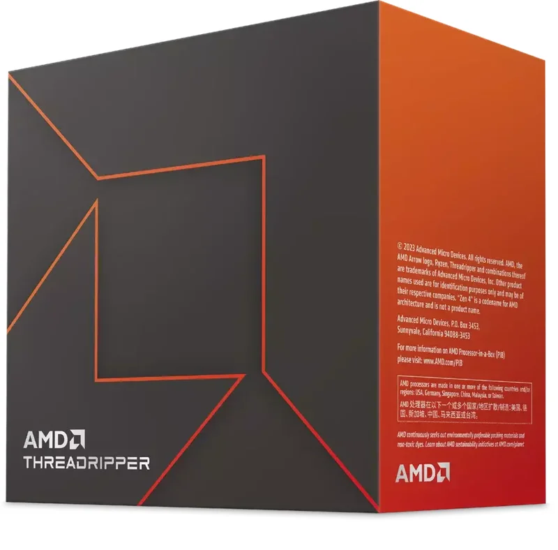 Product Image for AMD Ryzen Threadripper 7960X / 24 Cores / 48 Threads / 5.3 Ghz - Threadripper | Webhallen