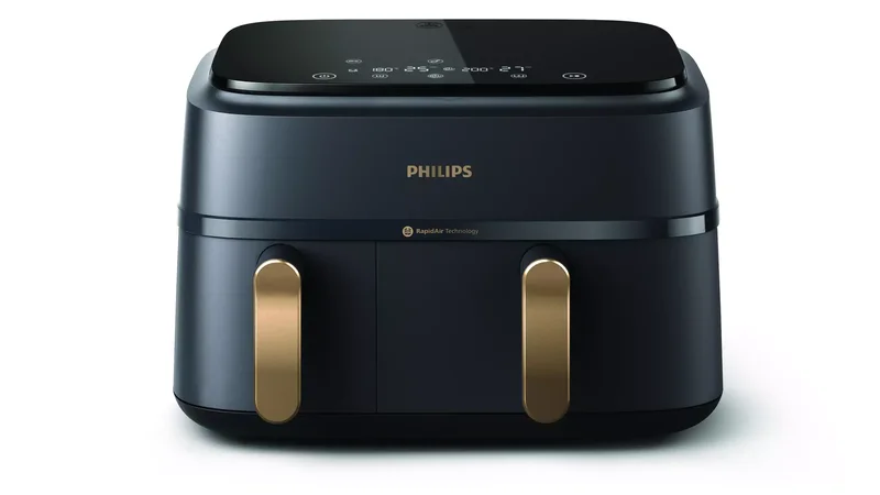 Product Image for Philips Airfryer NA352/00 Dual basket - Airfryer | Webhallen