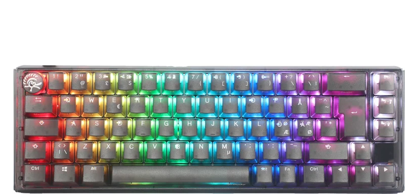 Product Image for Ducky One 3 Aura Black 65% - Gateron Baby Kangaroo - Tangentbord | Webhallen