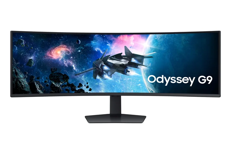 Product Image for Samsung Odyssey G9 LS49CG950EUXEN Curved / 49" / VA / 5120 x 1440 / 240 Hz / 1ms / 2xHDMI,DP - Gamingskärm | Webhallen