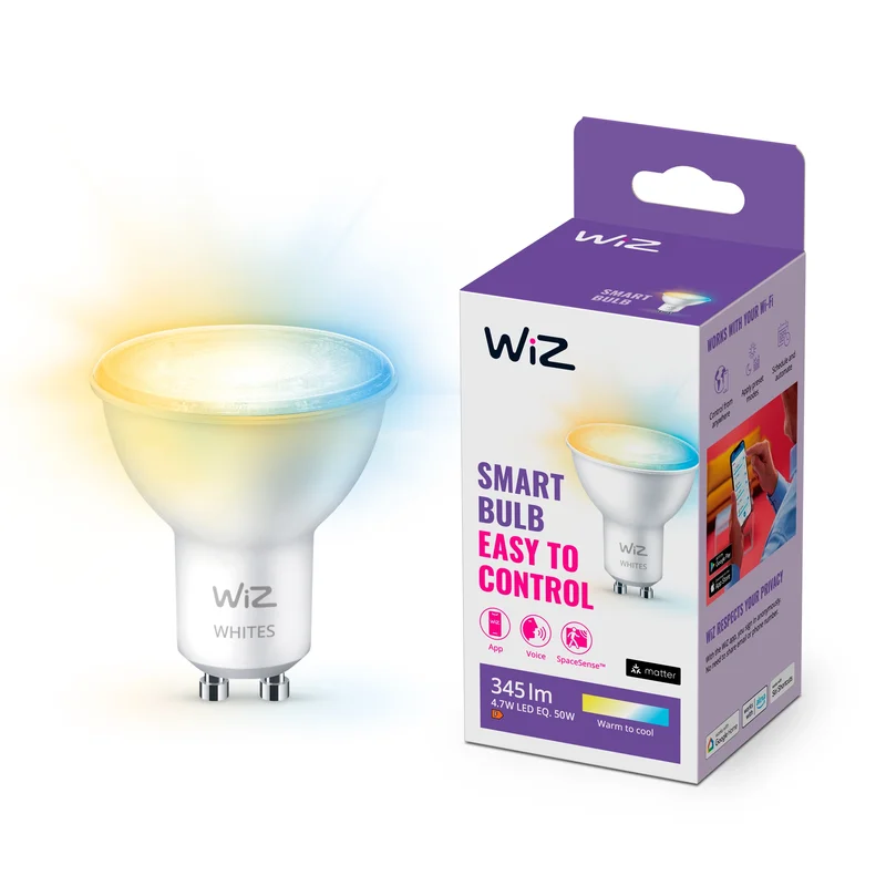 Product Image for WiZ Wi-Fi Warm white 50W GU10 - Belysning | Webhallen