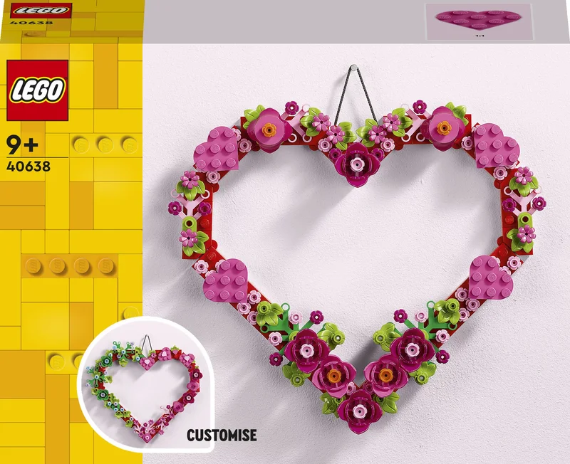 Product Image for LEGO Iconic Hjärtdekoration 40638